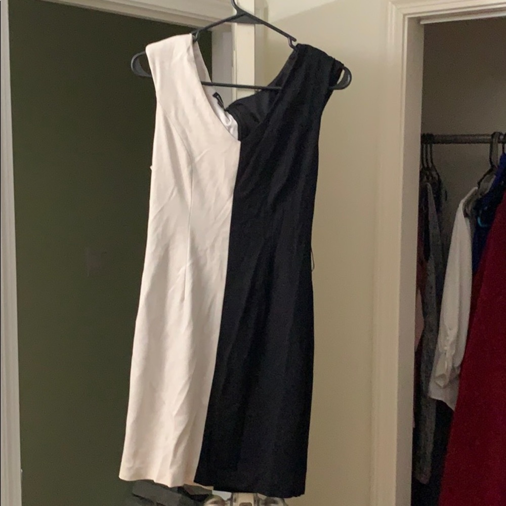 Black and White Bebe Dress